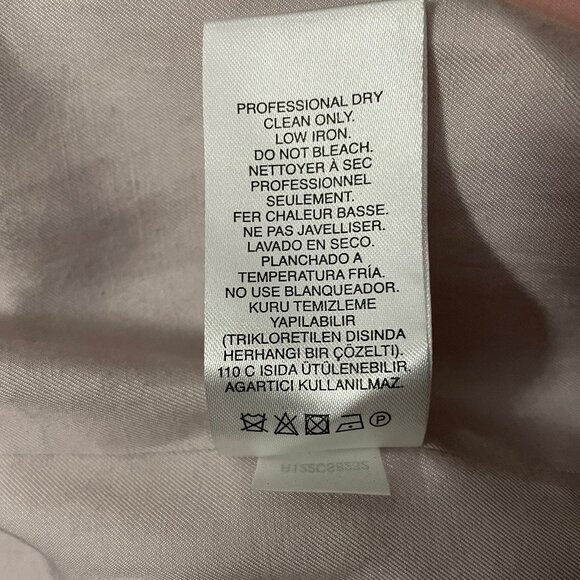 Tibi Cassius Suiting Double Layer Liam Blazer, Toffee Brown, XXS - Picture 5 of 6